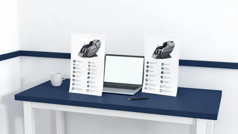 Recliner massage chair procurement comparison workspace